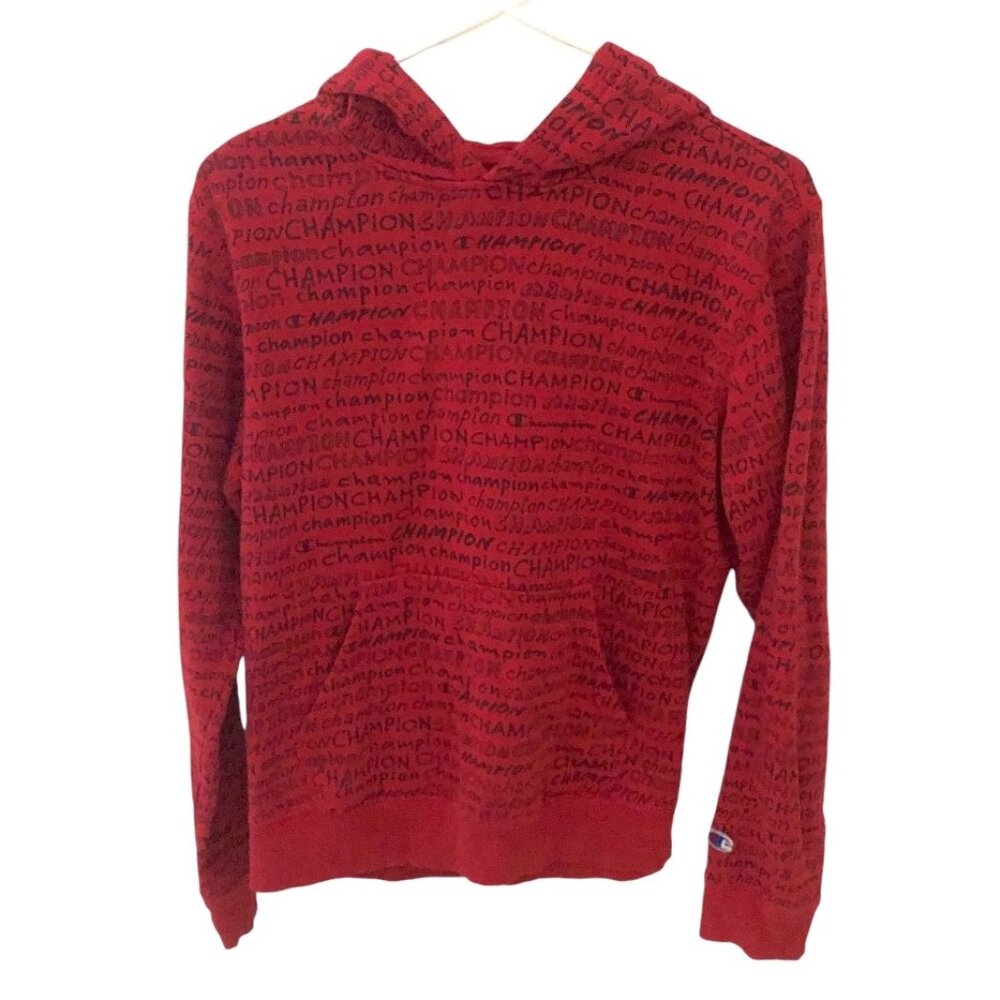 CHAMPION HOODIE SWEATSHIRT Boy’s Size XL Dark Red